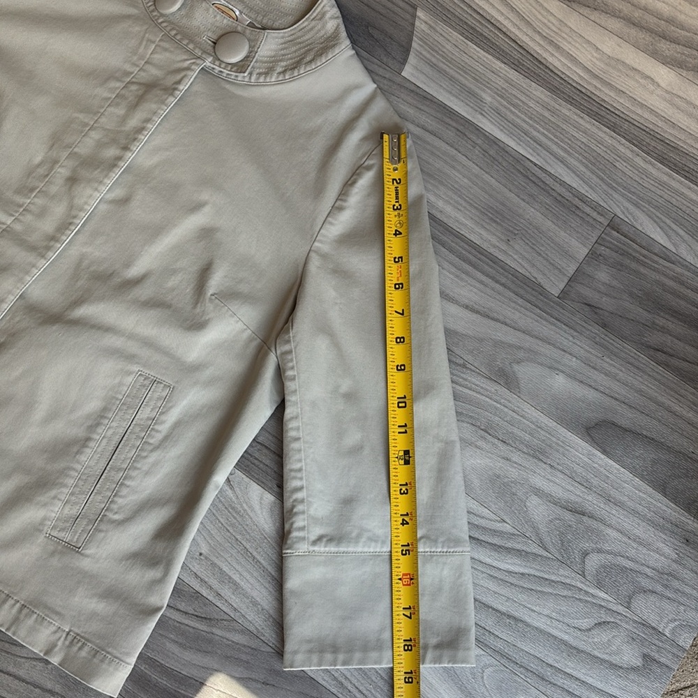 💚Talbots Khaki Stretch Jacket - Picture 13 of 16